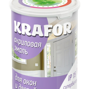 Эмаль акриловая для окон и дверей